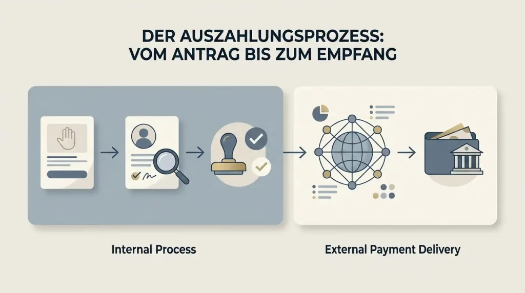Ablauf einer Casino-Auszahlung vom Antrag bis zum Zahlungsweg